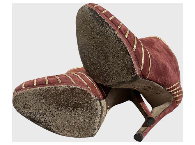 Stiefel Sergio Rossi bordeaux T.36,5 - Ansicht 4