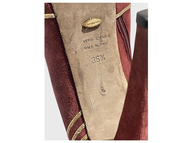 Stiefel Sergio Rossi bordeaux T.36,5 - Ansicht 5