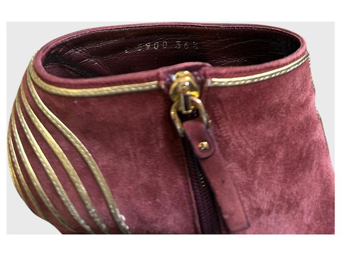 Stiefel Sergio Rossi bordeaux T.36,5 - Ansicht 6