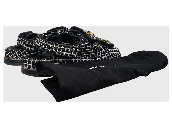 Sandali Chanel Dad neri T.37 - vista 12