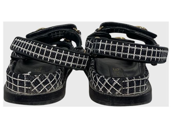 Sandali Chanel Dad neri T.37 - vista 5