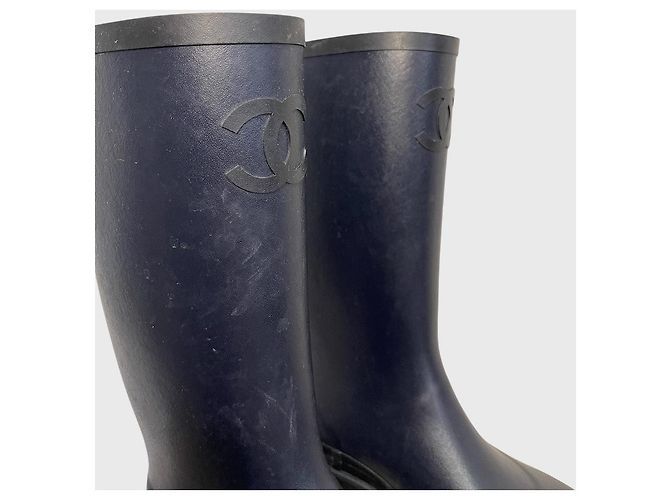 Chanel Regenstiefel T.37 - Ansicht 2