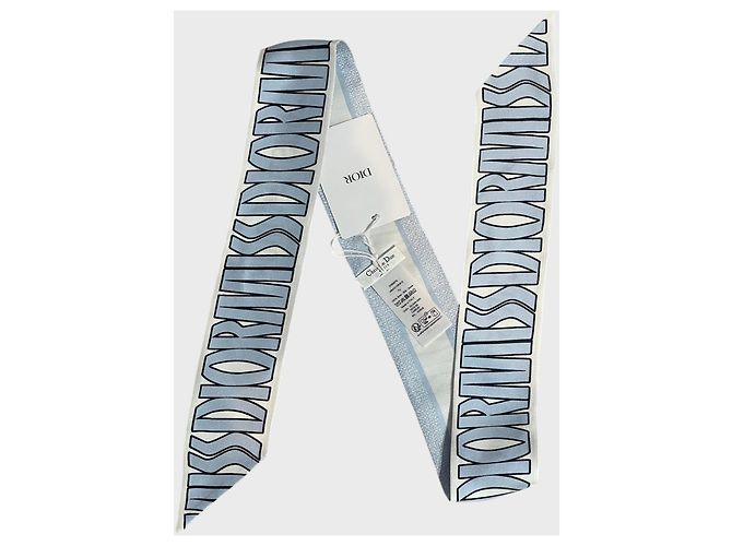 Hermès Lenço Dior Mitzah Miss Dior Bleu - vista 2