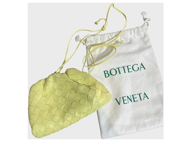 Bottega Veneta Mini Pouch Giallo - vista 3