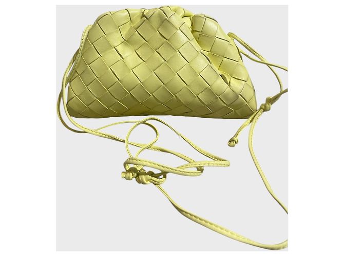 Bottega Veneta Mini Pouch Giallo - vista 4