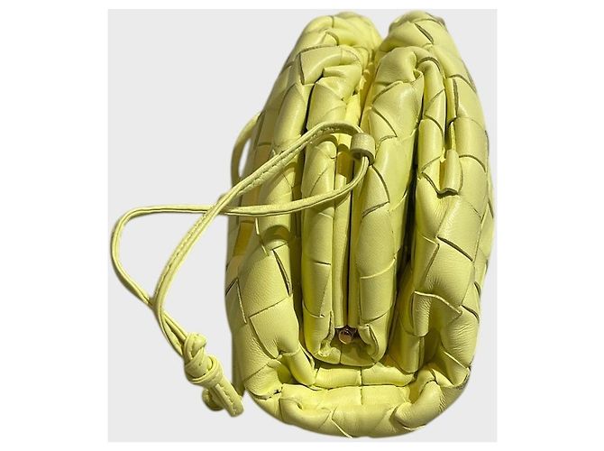 Bottega Veneta Mini Pouch Giallo - vista 6