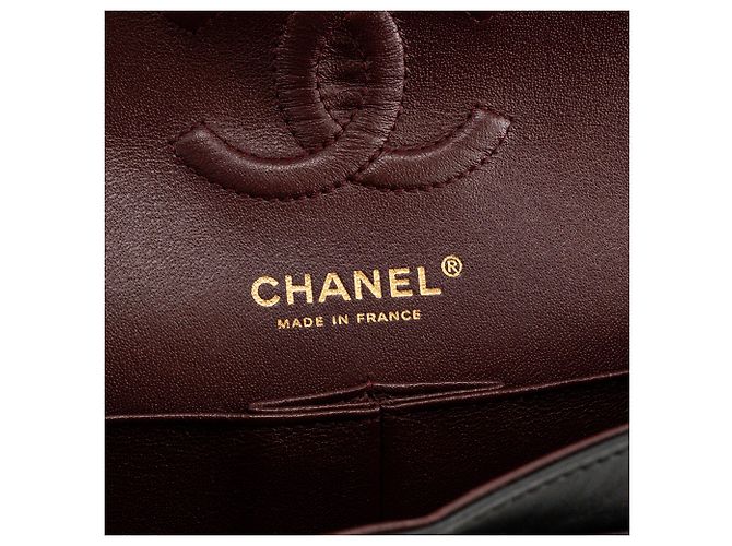 CHANEL - Borsa a tracolla Classique/Timeless 11.13 small Chanel in pelle liscia nera - vista 6