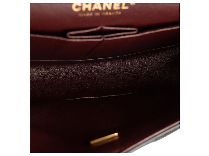 CHANEL - Borsa a tracolla Classique/Timeless 11.13 small Chanel in pelle liscia nera - vista 7