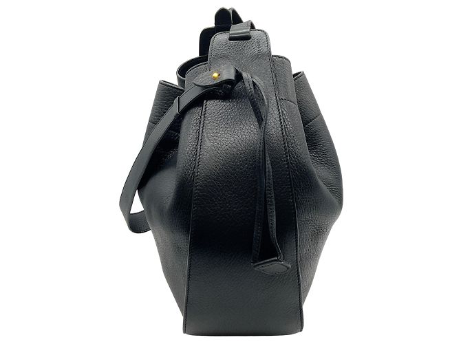 The Row Borsa Hobo Grande in Pelle Nera con Coulisse - vista 2