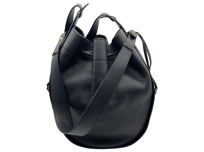 The Row Borsa Hobo Grande in Pelle Nera con Coulisse - vista 3