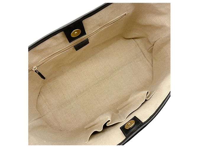 Borsa Tote Joy Grande Gucci in pelle Microguccima nera - vista 10