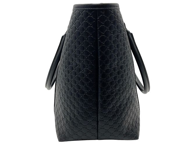 Borsa Tote Joy Grande Gucci in pelle Microguccima nera - vista 2