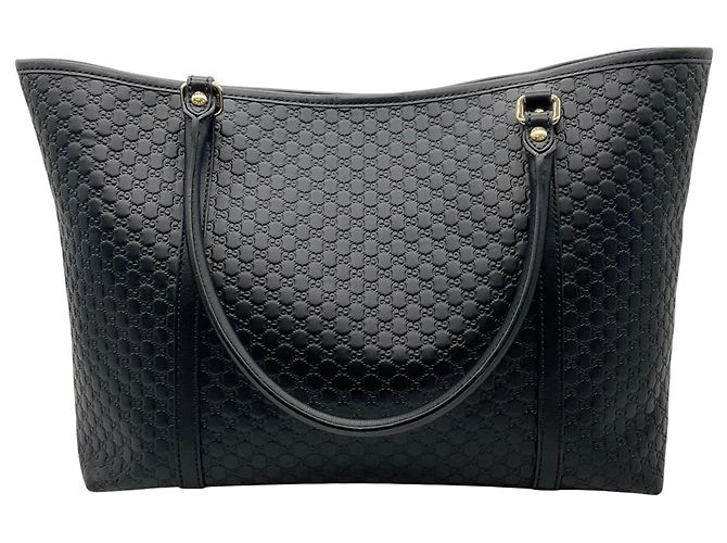 Borsa Tote Joy Grande Gucci in pelle Microguccima nera - vista 3