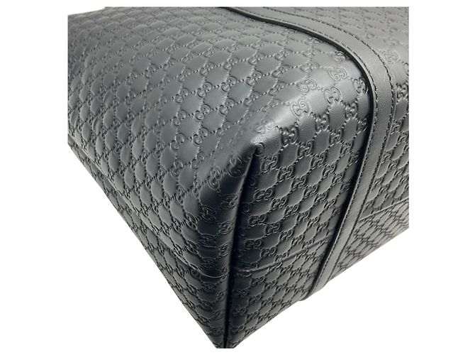 Borsa Tote Joy Grande Gucci in pelle Microguccima nera - vista 6