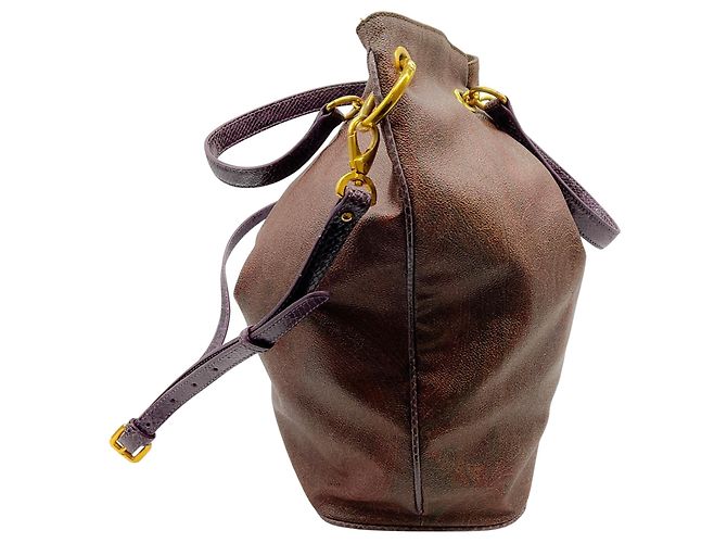 Etro Burgundy Paisley Large Bucket Bag - Ansicht 2