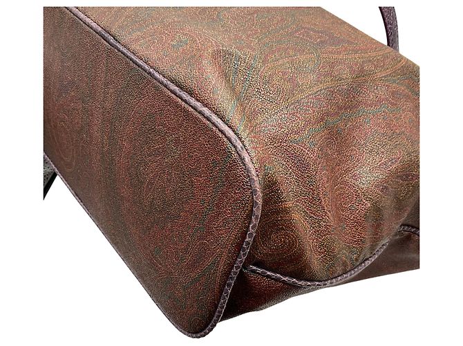 Etro Burgundy Paisley Large Bucket Bag - Ansicht 4