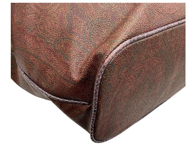 Etro Burgundy Paisley Large Bucket Bag - Ansicht 7
