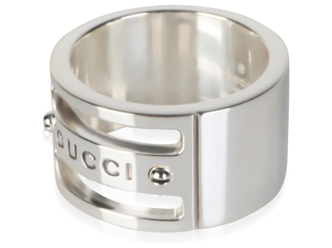 Gucci breiter Ring aus Sterlingsilber - Ansicht 3