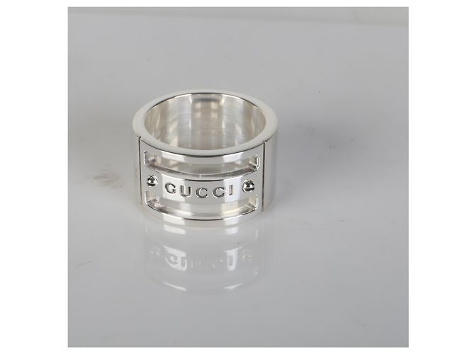 Gucci breiter Ring aus Sterlingsilber - Ansicht 5