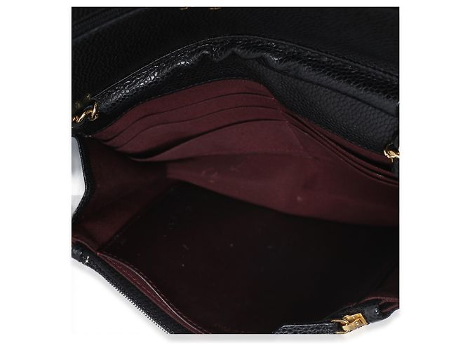 Chanel Black Quilted Caviar Classic Wallet On Chain - Ansicht 5