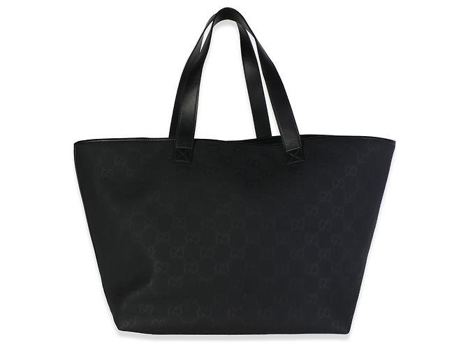 Dionysus Borsa Tote Large Edge Gucci in gomma embossed nera - vista 7