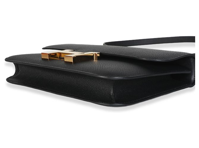 Hermès Black Epsom Constance 1-Elan GHW - vue 6
