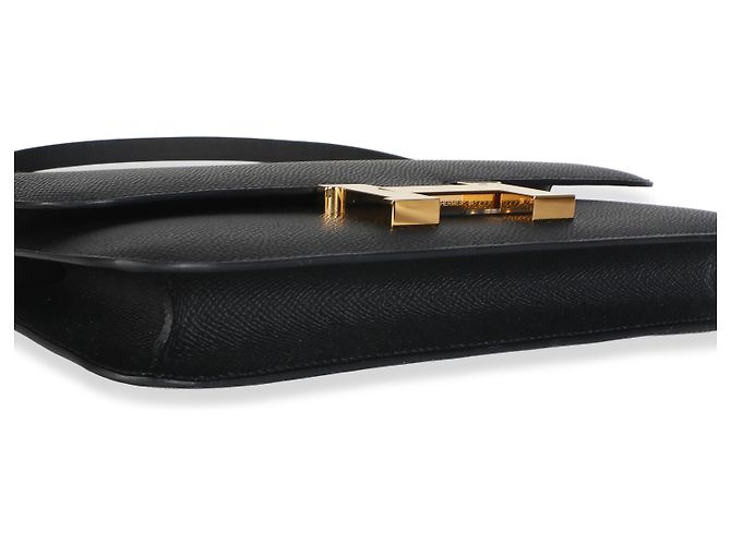 Hermès Black Epsom Constance 1-Elan GHW - vue 7