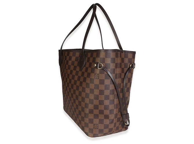 Louis Vuitton Damier Ebene Canvas Neverfull MM - vista 3
