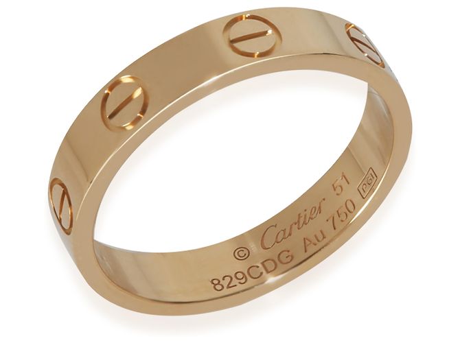 Anello Cartier Love Oro Giallo Modello Piccolo - vista 3