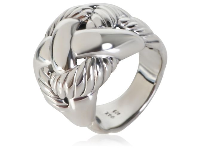 Anillo trenzado de plata esterlina David Yurman - vista 2