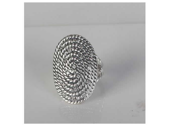 Anillo David Yurman Sterling Silver Diamond Midnight Melange - vista 5