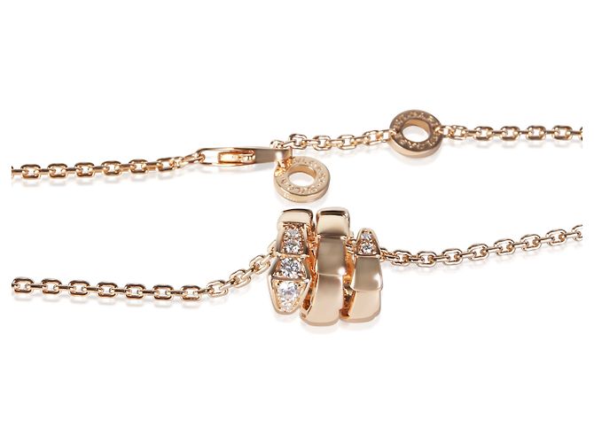 Bulgari Pendente Serpenti Viper BVLGARI in oro rosa e diamanti - vista 2