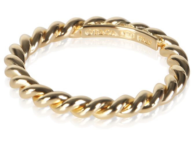 Anello Twisted Rope in oro giallo Tiffany & Co. - vista 3
