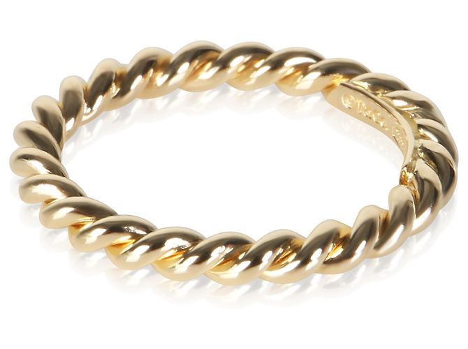 Anello Twisted Rope in oro giallo Tiffany & Co. - vista 4