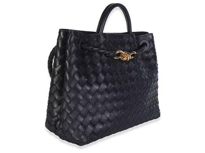 Bottega Veneta Shadow Intrecciato Nappa Medium Andiamo - vista 4