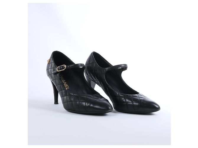 Timeless Chanel Coco Mark Matelassé Pumps 36.5C G30981 - Ansicht 8