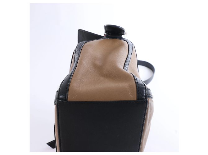 mala de mão 2 formas Loewe Puzzle Bag Small em couro Preto x rosa - vista 10