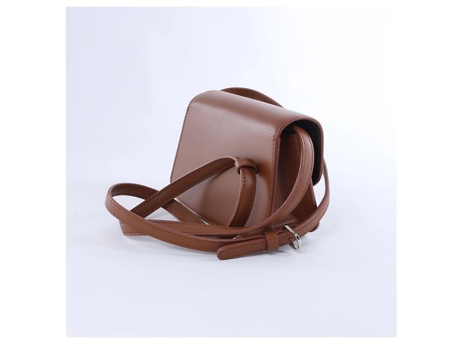 Bolso de hombro de piel Sofia de The Row en Brown - vista 3