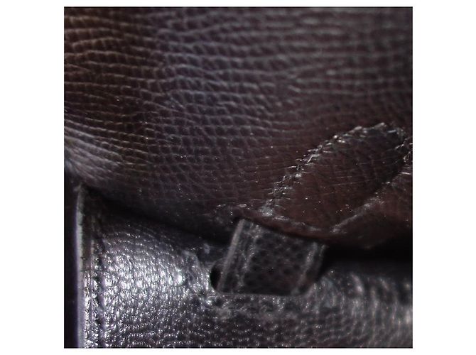 Borsa Hermès Kelly II Sellier 25 Veau Epsom Noir - vista 9