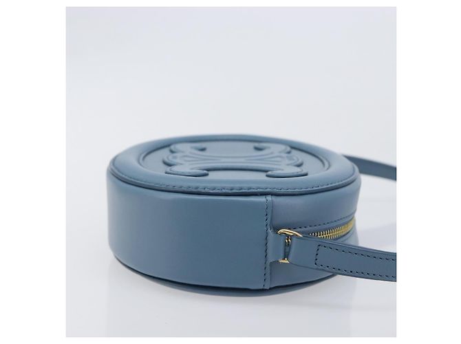 Céline Celine Triomphe Oval Leather Mini - vue 3
