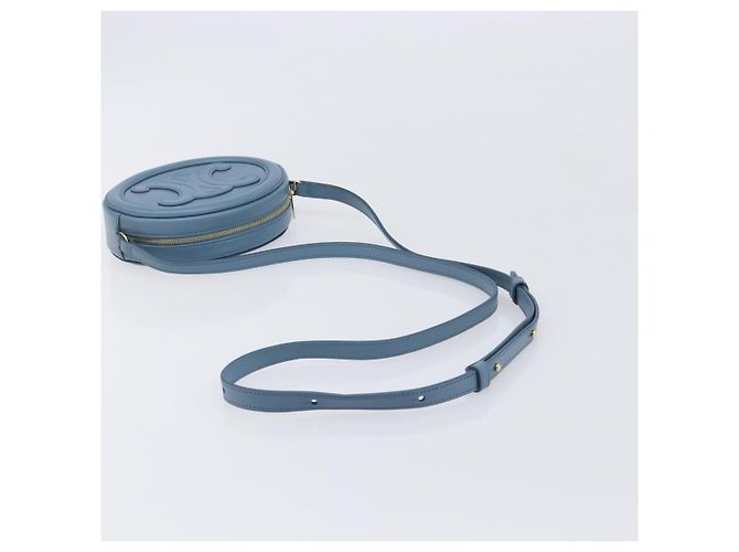 Céline Celine Triomphe Oval Leather Mini - vue 7