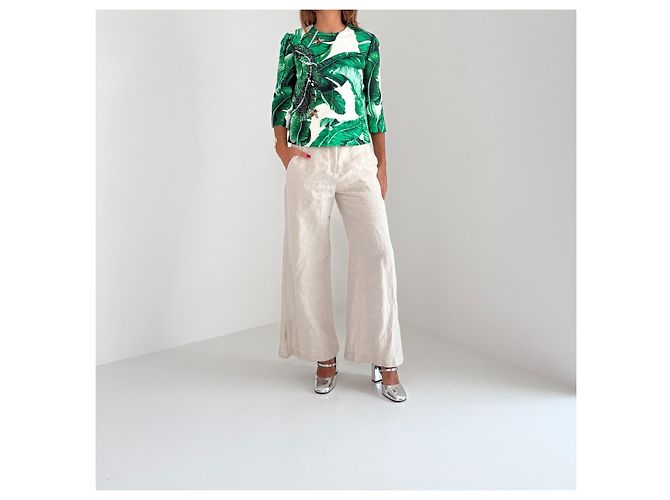 Dolce & Gabbana Botanical Garden Leaf Print Jacket with Bee Embellishments - view 2
