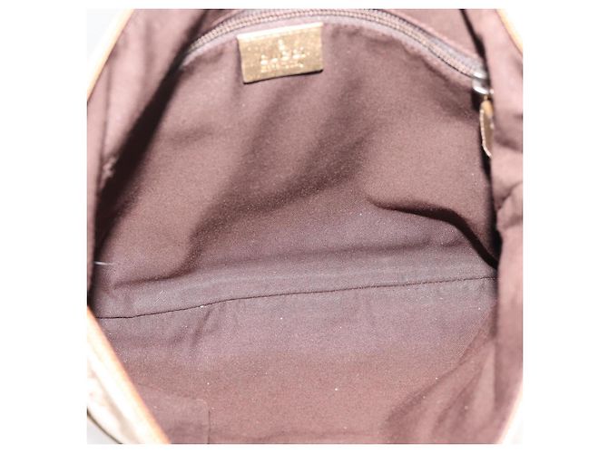 Sac messager Gucci Zip GG Canvas avec cuir perforé Medium - vue 5