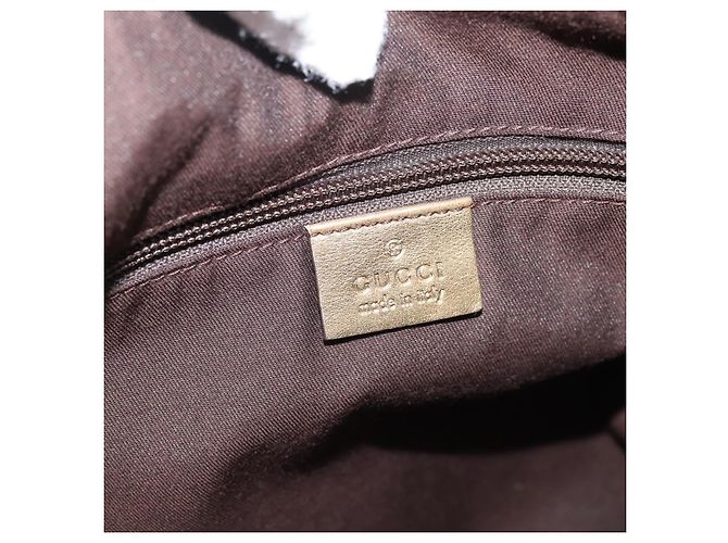 Sac messager Gucci Zip GG Canvas avec cuir perforé Medium - vue 6