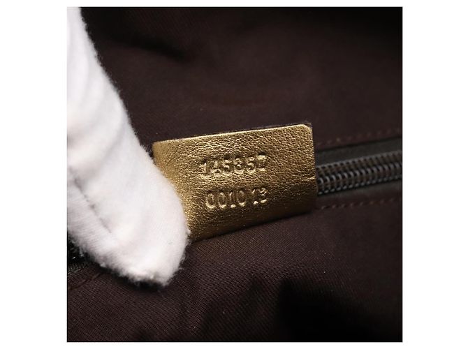 Sac messager Gucci Zip GG Canvas avec cuir perforé Medium - vue 7
