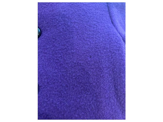 Giacca corta viola Saint Laurent Rive Gauche - vista 7
