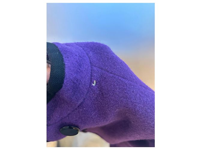Giacca corta viola Saint Laurent Rive Gauche - vista 8