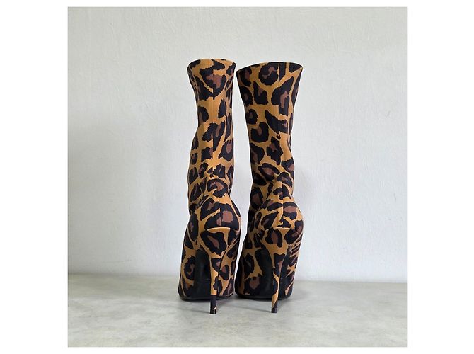 Botas de tacón de leopardo Balenciaga - vista 10