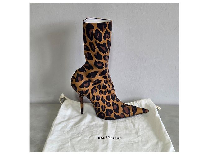 Botas de tacón de leopardo Balenciaga - vista 15