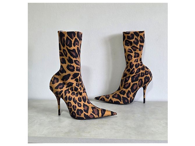 Botas de tacón de leopardo Balenciaga - vista 2